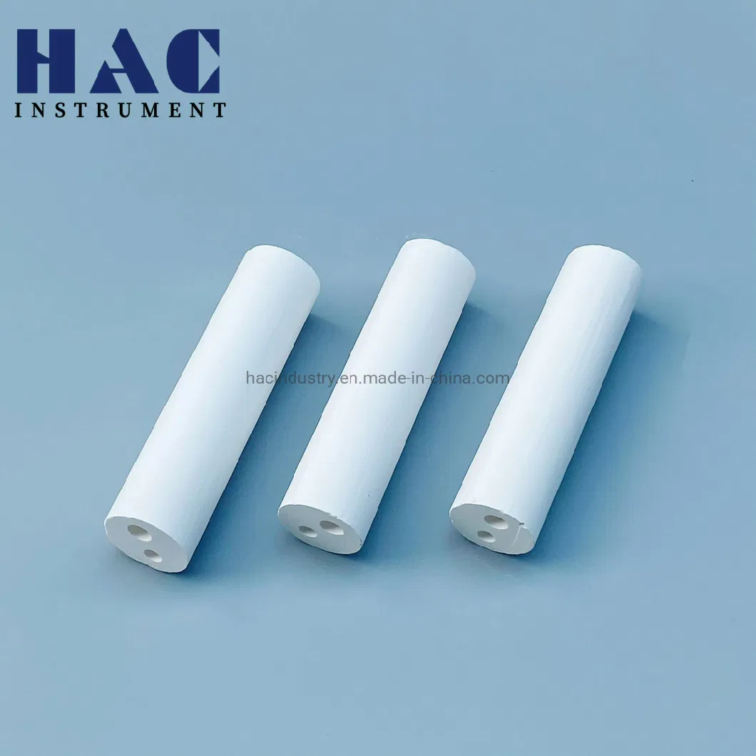 Two Holes Beads Ceramic Insulator for Thermocouple Wires Insulation