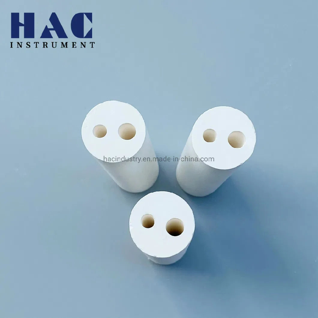 Two Holes Beads Ceramic Insulator for Thermocouple Wires Insulation